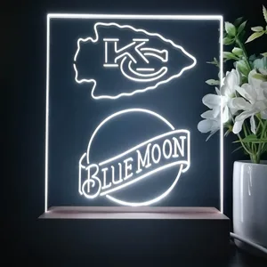 Kansas City Chiefs Blue Moon LED Desk Light