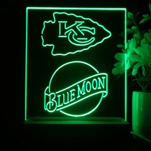 Kansas City Chiefs Blue Moon LED Desk Light