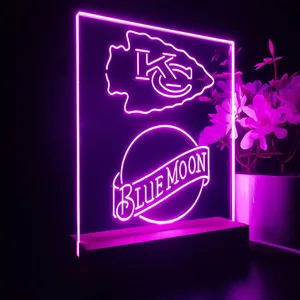 Kansas City Chiefs Blue Moon LED Desk Light
