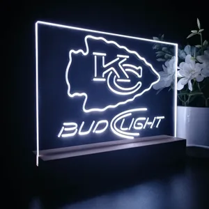 Kansas City Chiefs Bud Light LED Desk Light