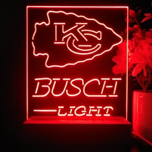 Kansas City Chiefs Busch Light LED Desk Light
