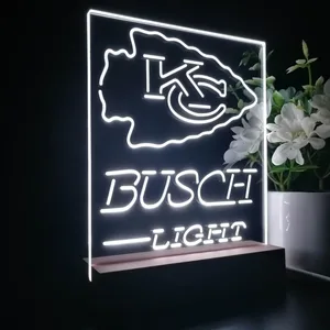 Kansas City Chiefs Busch Light LED Desk Light