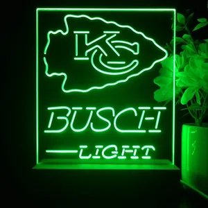 Kansas City Chiefs Busch Light LED Desk Light