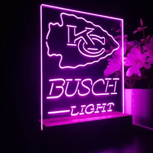 Kansas City Chiefs Busch Light LED Desk Light