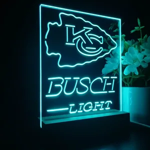 Kansas City Chiefs Busch Light LED Desk Light