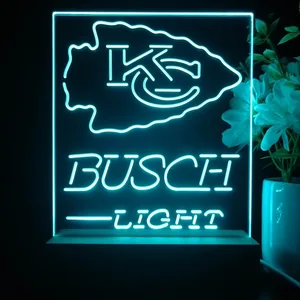 Kansas City Chiefs Busch Light LED Desk Light