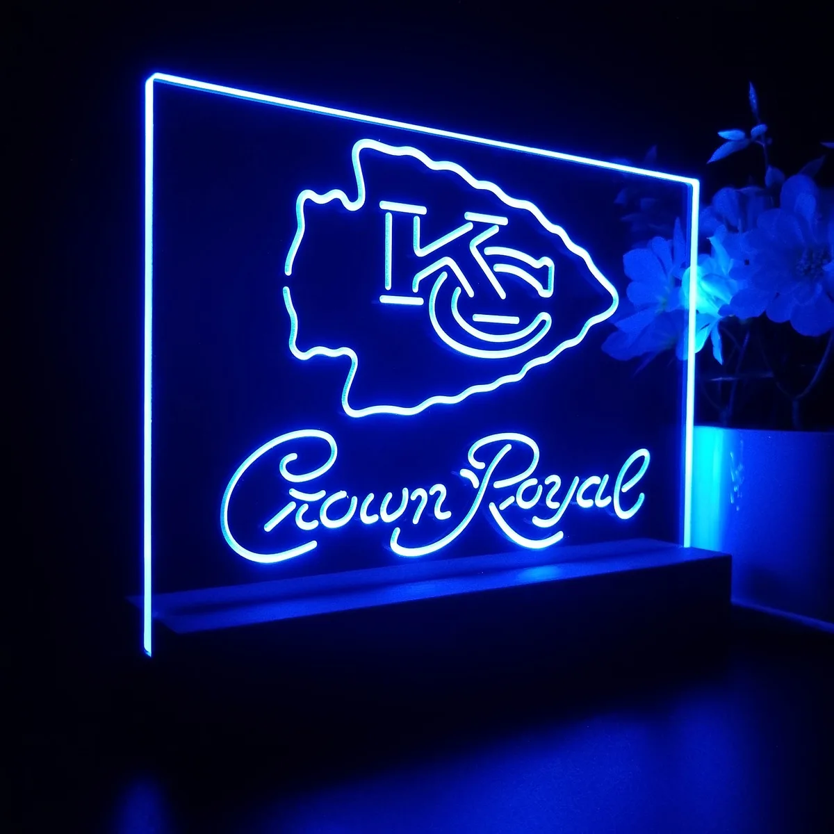 Kansas City Chiefs Crown Royal LED Desk Light