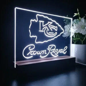 Kansas City Chiefs Crown Royal LED Desk Light