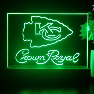 Kansas City Chiefs Crown Royal LED Desk Light