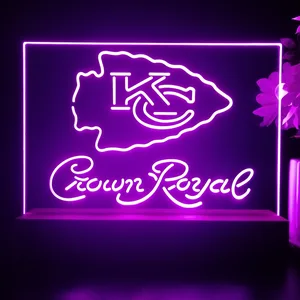 Kansas City Chiefs Crown Royal LED Desk Light