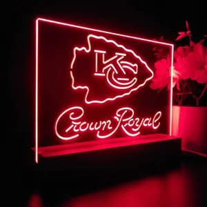 Kansas City Chiefs Crown Royal LED Desk Light