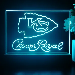 Kansas City Chiefs Crown Royal LED Desk Light