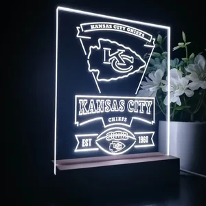 Kansas City Chiefs EST 1960 LED Desk Light