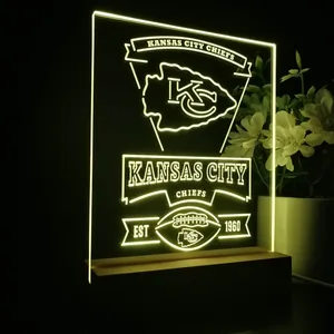 Kansas City Chiefs EST 1960 LED Desk Light
