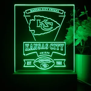 Kansas City Chiefs EST 1960 LED Desk Light