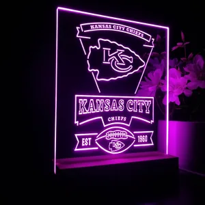 Kansas City Chiefs EST 1960 LED Desk Light