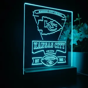 Kansas City Chiefs EST 1960 LED Desk Light