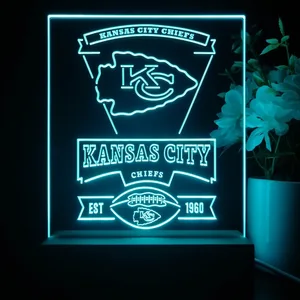 Kansas City Chiefs EST 1960 LED Desk Light