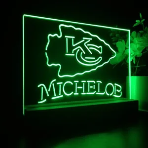 Kansas City Chiefs Michelob LED Desk Light