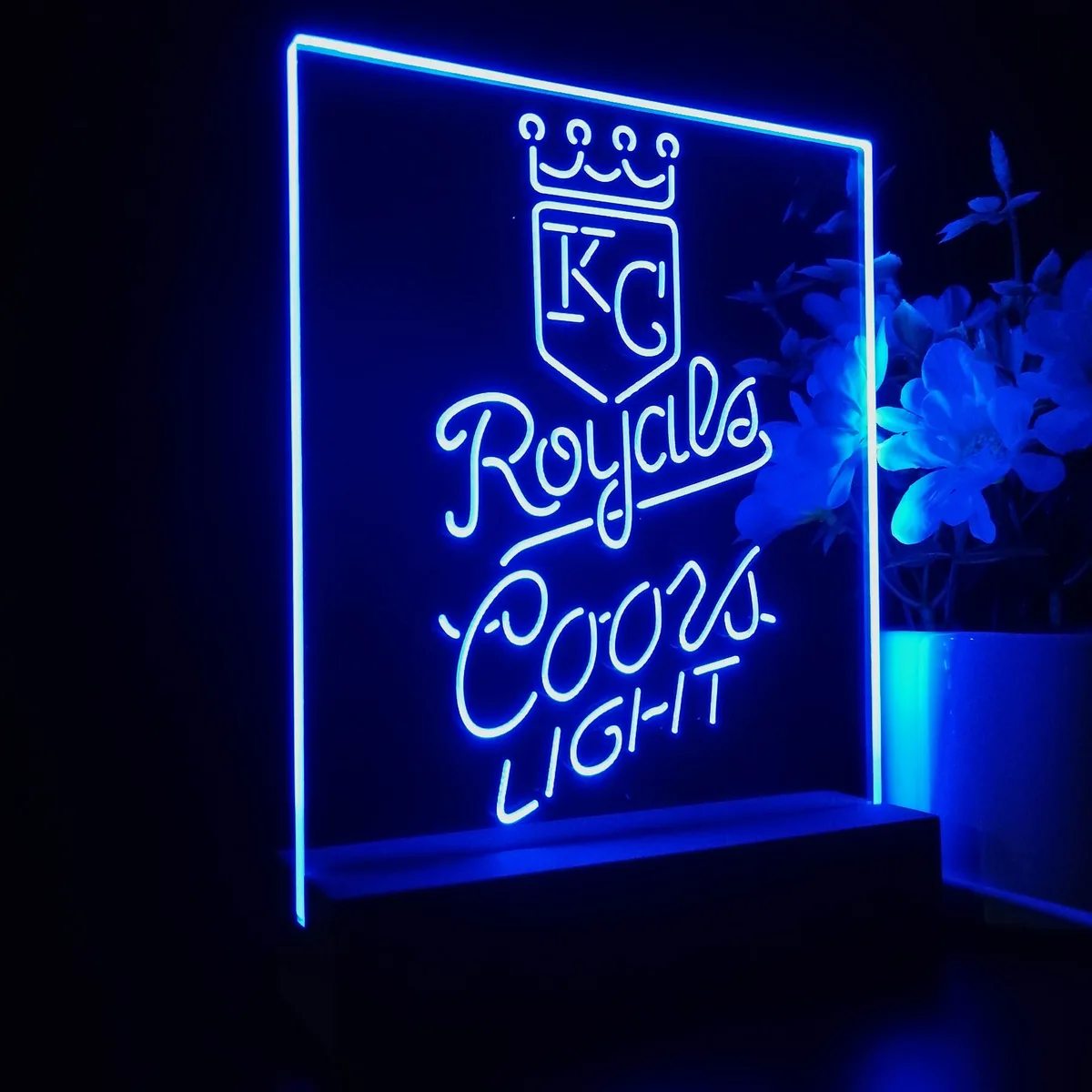 Kansas City Royals Coors Light LED Desk Light