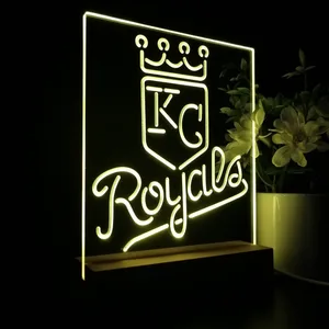 Kansas City Royals Logo 1 LED Desk Light