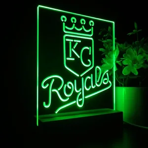 Kansas City Royals Logo 1 LED Desk Light