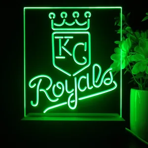 Kansas City Royals Logo 1 LED Desk Light