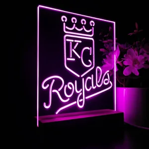 Kansas City Royals Logo 1 LED Desk Light