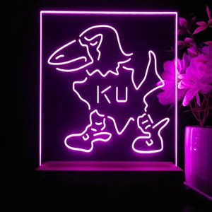 Kansas Jayhawks Logo 2 LED Desk Light - Legacy Edition