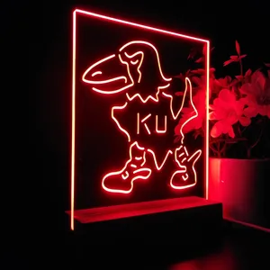 Kansas Jayhawks Logo 2 LED Desk Light - Legacy Edition
