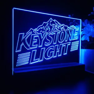 Keystone Light Mountain Logo 2 LED Desk Light