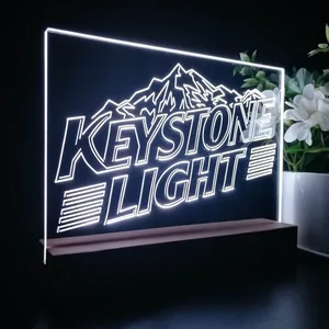 Keystone Light Mountain Logo 2 LED Desk Light