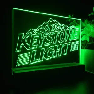 Keystone Light Mountain Logo 2 LED Desk Light