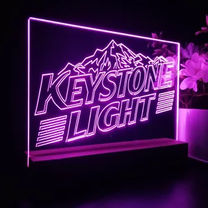 Keystone Light Mountain Logo 2 LED Desk Light