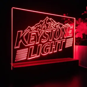Keystone Light Mountain Logo 2 LED Desk Light
