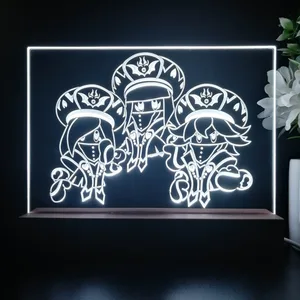 Kirby Star Allies Three Mage Sisters LED Desk Light