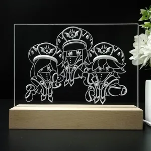 Kirby Star Allies Three Mage Sisters LED Desk Light