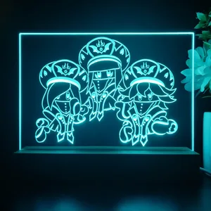 Kirby Star Allies Three Mage Sisters LED Desk Light