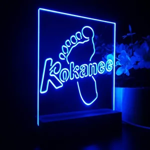 Kokanee Beer Footprint LED Desk Light