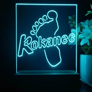 Kokanee Beer Footprint LED Desk Light