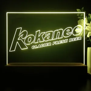 Kokanee Glacier Fresh Beer LED Desk Light