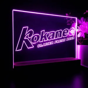 Kokanee Glacier Fresh Beer LED Desk Light