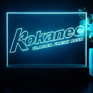 Kokanee Glacier Fresh Beer LED Desk Light
