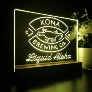 Kona Brewing Co. Logo 1 LED Desk Light