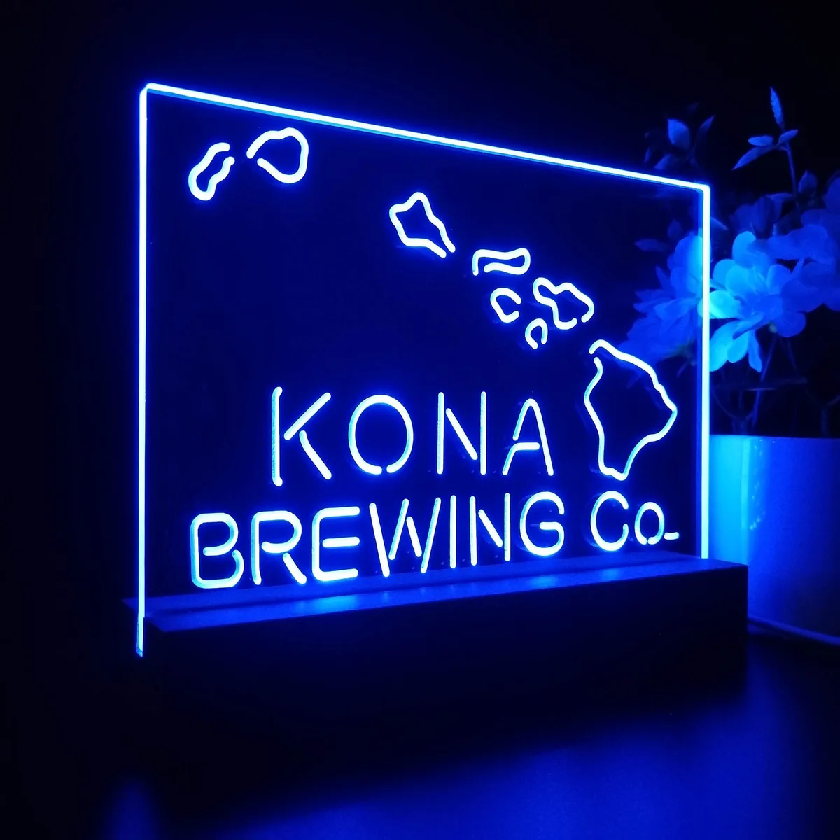 Kona Brewing Co. Map LED Desk Light