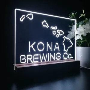 Kona Brewing Co. Map LED Desk Light