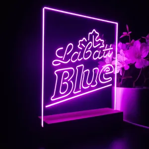 Labatt Blue LED Desk Light