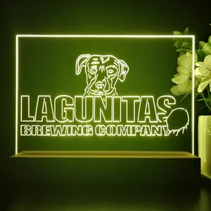 Lagunitas Brewing Company Dog Logo LED Desk Light