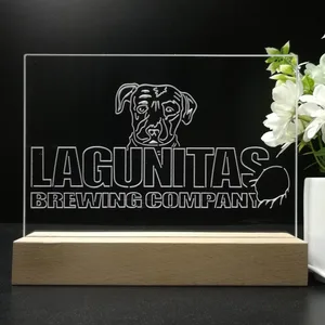 Lagunitas Brewing Company Dog Logo LED Desk Light