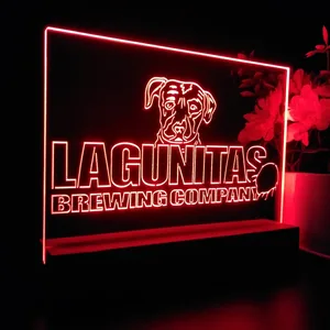 Lagunitas Brewing Company Dog Logo LED Desk Light